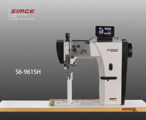 S6-961SH Post cama máquina de costura industrial usada em alta velocidade máquina de costura