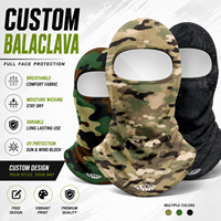 Vente en gros de balaclavas imprimés camouflage, design personnalisé, séchage rapide, masque intégral pour la chasse, la pêche, la randonnée en montagne
