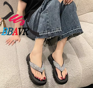 Sandalias de Plataforma con Pedrería Brillante, Nuevas y Más Vendidas, Sandalias de Alta Gama para Mujer, Tendencia en Calzado Femenino - Product Image 5
