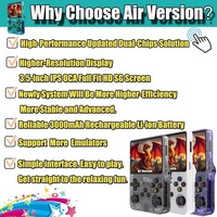 RGB20S R36S PS Video portabel Mini, pemutar Game genggam Retro