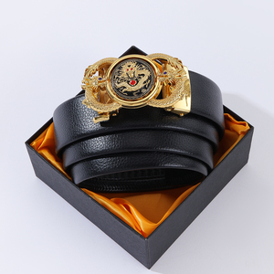 Cinturón de Cuero Vacuno de Alta Calidad para Hombre con Hebilla de Aleación, <span class=keywords><strong>Regalo</strong></span> Perfecto para el Uso Diario de Hombres a la Moda - Product Image 4