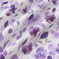Tissu Popeline Uni 100% Coton Imprimé Numérique à Motif Floral Personnalisable à Faible MOQ pour Robes d'Été et Décoration Intérieure Garçons