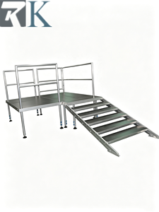 4 legs Protable Stage Outdoor Mobile Stage Fast Setup Aluminum Truss Design Wedding Event Portable Show Concert - Product Image 2