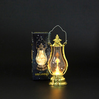 Lanterne de décoration de noël en plastique, lumière Led Portable petit bonhomme de neige lumière lumineuse cadeau de noël lanterne Led