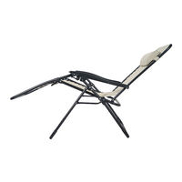 Chaise longue inclinable zéro gravité pliable de haute qualité, moderne et élégante, portable, durable, meubles de maison, salon