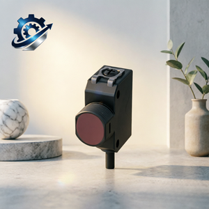 เครื่องรับสัญญาณเซ็นเซอร์ไฟ LED สีแดงสำหรับตรวจจับตำแหน่งตัวเรือนทองเหลือง BOS029W ใหม่ล่าสุด R090K-PU-RD10-S49ทนทาน - Product Image 1