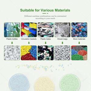 Gránulo Aglomerador Extrusora de plástico Pellet Granulador Pp Máquina Plástico reciclado para el precio de - Product Image 6