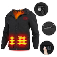 Veste chauffante de sécurité pour homme, tissu thermique épais pour l'hiver, meilleure vente