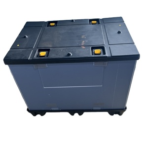 Công suất lớn PP Đóng mở thùng nhựa Pallet hộp với nắp ép phun sóng Hội Đồng Quản trị Crate cắt-dịch vụ bao gồm - Product Image 2