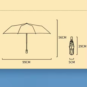 Parapluie de protection solaire et de pluie pour enfants au design de dessin animé, parapluie anti-UV pour hommes et femmes, vente en gros pour tous les âges - Product Image 4