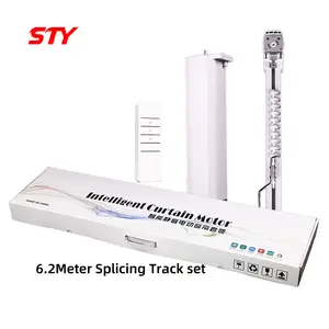 Tuya Zigbee Wifi Smart Curtain Motor Opener Aluminum Motorized Curtain System Automatic Electric Curtain Track