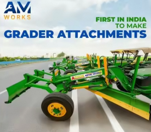 Niveladora Hidráulica para Tractor con Motor, Cuchilla de 10 pies y 20 Grados de Inclinación para Construcción de Carreteras - Product Image 4