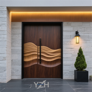 Ultima fabbrica di Design-vendita diretta case-porta d'ingresso ville <span class=keywords><strong>su</strong></span> <span class=keywords><strong>misura</strong></span>-porta d'ingresso in legno massello porta Pivot - Product Image 3