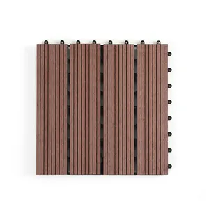 Giá Rẻ Miễn Phí Vận Mẫu WPC Lồng Vào Nhau Sàn Gạch Với Cơ Sở Nhựa Với 300*300 Sàn Ban Công Tổng Hợp Gỗ Ván - Product Image 1