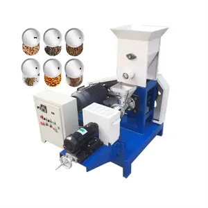 Floating feed extruder price Floating fish feed pellet machine pet food processing machines dog food machine
