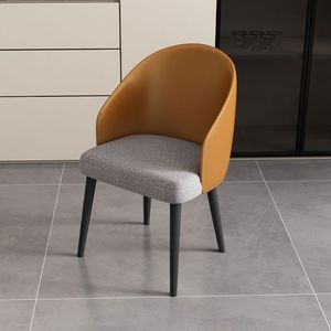 <span class=keywords><strong>Chaise</strong></span> de salle à manger nordique en cuir, mobilier d'intérieur, vente en gros, chaises de salle à manger modernes de luxe pour restaurant et maison - Product Image 5