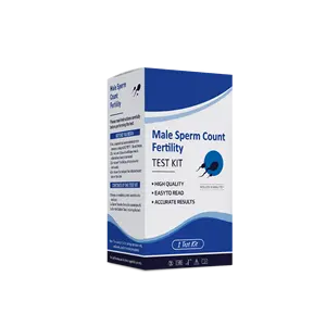 Kit inicial de teste de fertilidade masculina, teste de esperma masculino em casa, teste de mobilidade para homens