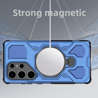 Pour Samsung S25 S24 Ultra S25 + S25 Edge M56 étui avec support Protection contre les chutes de qualité militaire étui de téléphone magnétique robuste