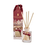 Diffuseur de parfum carré sans flamme UJIPIN personnalisé pour Noël, parfum longue durée (30-60 jours), coffret cadeau premium décoratif