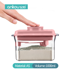 Boîte <span class=keywords><strong>de</strong></span> rangement hermétique écologique pour riz et céréales, boîte <span class=keywords><strong>de</strong></span> rangement POP Button, boîte alimentaire multifonctionnel - Product Image 4