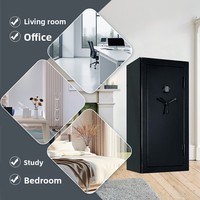 Lemari Senjata Api Anti Maling Tahan Air dengan Kunci Mekanis dan Sandi, Model CZQG, untuk Penggunaan Pribadi di Rumah