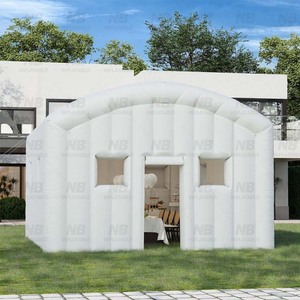 Carpa Inflable para Eventos al Aire Libre, Carpa Inflable Portátil Impermeable de PVC Blanco con Luces LED para Discotecas, Carpa Inflable para Fiestas - Product Image 6