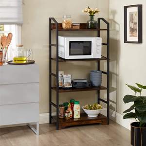 Schlafzimmer Mehrzweck Bücherregal Küche Badezimmer Modernes Bücherregal Lagerung Organizer Display Stehendes Bücherregal - Product Image 6