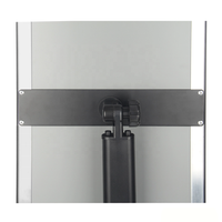 Support de signalisation autoportant A3 en aluminium réglable, robuste, imperméable, pour affichage