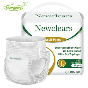 Precio de fábrica Premium personalizado Pull up Pañal para adultos <span class=keywords><strong>Pañales</strong></span> geriátricos para ancianos Unisex Desechables | Newcleras - Product Image 1