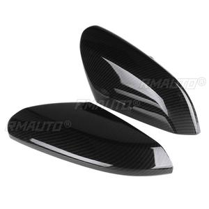 Coques de rétroviseurs latéraux en ABS style fibre de carbone en forme de corne pour Honda Civic 10ème génération 2016 2017 2018 2019 - Product Image 4