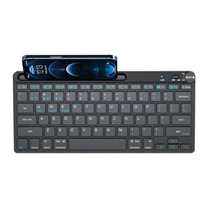 AULA-Teclado mecánico inalámbrico de modo Dual, miniteclado mecánico Original, AK205