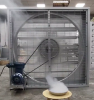 Ventilateur d'extraction galvanisé à chaud pour élevage porcin, ventilateur de refroidissement pour poulailler, ventilateur à pression négative pour serre, ventilateur de ventilation pour serre