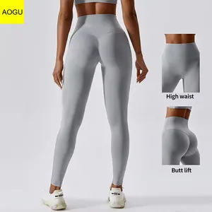 Pantaloni da Yoga a vita alta personalizzati per allenamento di alta qualità Gym Leggings da Yoga da donna