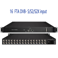 Sintonizador Digital de Alta Definición a IP Gateway, Compatible con 24/16 FTA DVB-S/S2/S2X/DVB-C/T/T2/ISDB-T, Conmutable Multimodo, 2 Salidas ASI