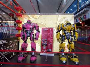 2022 adulte transformateur <span class=keywords><strong>Robot</strong></span> Costume pour fête Cosplay rose bourdon - Product Image 5