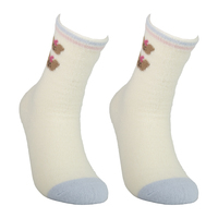 Chaussettes de sport jetables tricotées pour femmes, motif dessin animé, 20g polyester, usage quotidien décontracté, vente en gros, lot en vrac (corps/manchette)