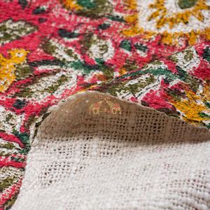 ผ้าห่มคริลิคทำด้วยมือพิมพ์ลายดอกไม้ปรับแต่งได้เทคนิคทอคุณภาพสูงสำหรับรูปแบบงานเทศกาลสินค้าใหม่หรูหรา - Product Image 6