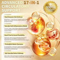 Kapsul Softgel Nattokinase OEM dengan Magnesium, Kalsium, Jahe, Inulin, CoQ10, Olive, Black Pepper, dan Suplemen Lumbrokinase