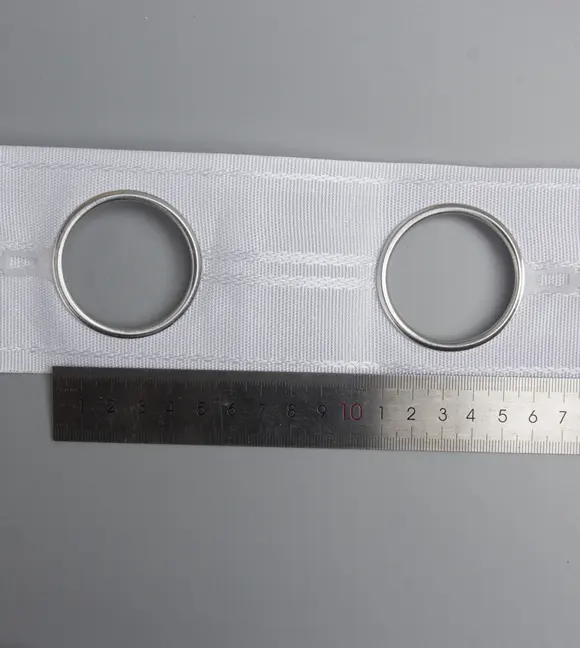 커튼 펀치 테이프 커튼 액세서리 도매 공급 업체 용 고품질 8cm 커튼 테이프 및 구멍 링 테이프 링