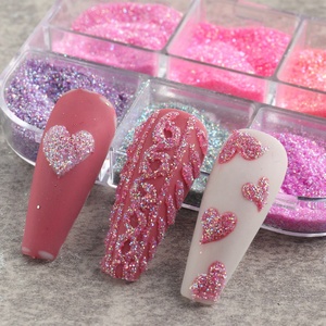 Rose <span class=keywords><strong>sucre</strong></span> sable Nail Art paillettes ensemble Micro frottement ongles poudre Pigment pour <span class=keywords><strong>manucure</strong></span> <span class=keywords><strong>sucre</strong></span> <span class=keywords><strong>effet</strong></span> miroitant poussière - Product Image 3