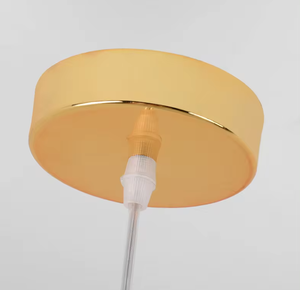 Zeal Lighting, superventas, mesa de comedor moderna, candelabro de Rama Dorada, luz colgante nórdica de cristal - Product Image 4