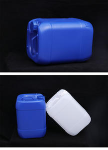 Baril en plastique alimentaire carré de 10 L en HDPE haute densité, sérigraphié, laminé mat, recyclable, marque Shengyue - Product Image 2