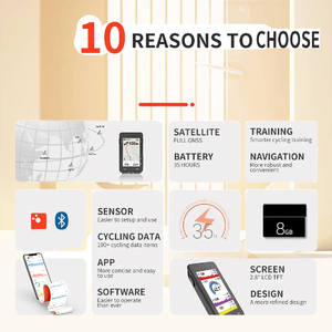<span class=keywords><strong>IGPSPORT</strong></span> iGS630 Bike Computer Offline Map GPS Ciclismo Velocímetro inalámbrico Soporte Cambio electrónico Entrenador inteligente - Product Image 5