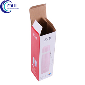 corrugated paper custom printing water bottle packaging paper box