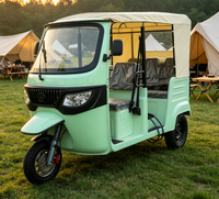 EEC Passenger Electric Tricycle 4000W Magnetic Steel Motor Three Wheeler Urban Short Distance Passenger Transport Daily Commute
