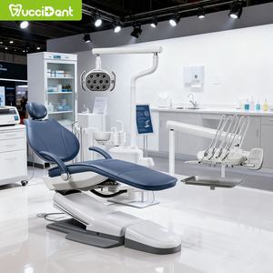 Mode Ontwerp Tandheelkundige Apparatuur Kliniek Amerikaanse Stijl Multifunctionele Tandstoel <span class=keywords><strong>Unit</strong></span> Prijs Draulic Tandartsstoelen - Product Image 1