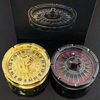 Dés de roulette gyroscopiques en métal D&D pour Dungeons and Dragons, dés rotatifs en métal, dés de roulette rotatifs pour jeux de table et cadeaux