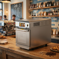 Oven Microwave Pintar Cepat Panas, Konveksi Turbo, Harga Terjangkau, Mesin Oven Kecepatan Tinggi untuk Memasak