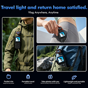 Custom QZT 4K Swivel Tilt Lens Pocket Camera Mini Action Cam for Vlogging Travel Sports - Product Image 6
