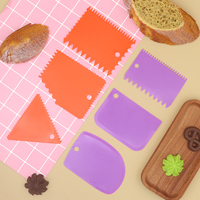Nouvel ensemble de trois pièces d'outils de pâtisserie DIY écologiques : couteau à crème, spatule en plastique et ustensile de simulation de cuisson – En stock